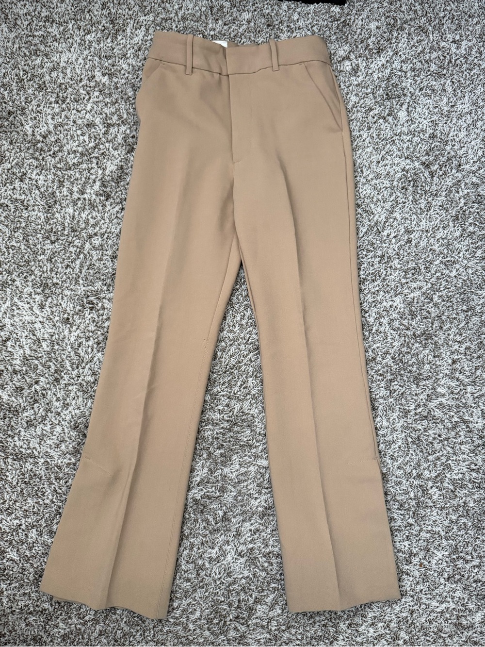 Women's Tailored Trousers in Tan